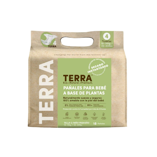 PAÑALES BIODEGRADABLES DESECHABLES G - TERRA