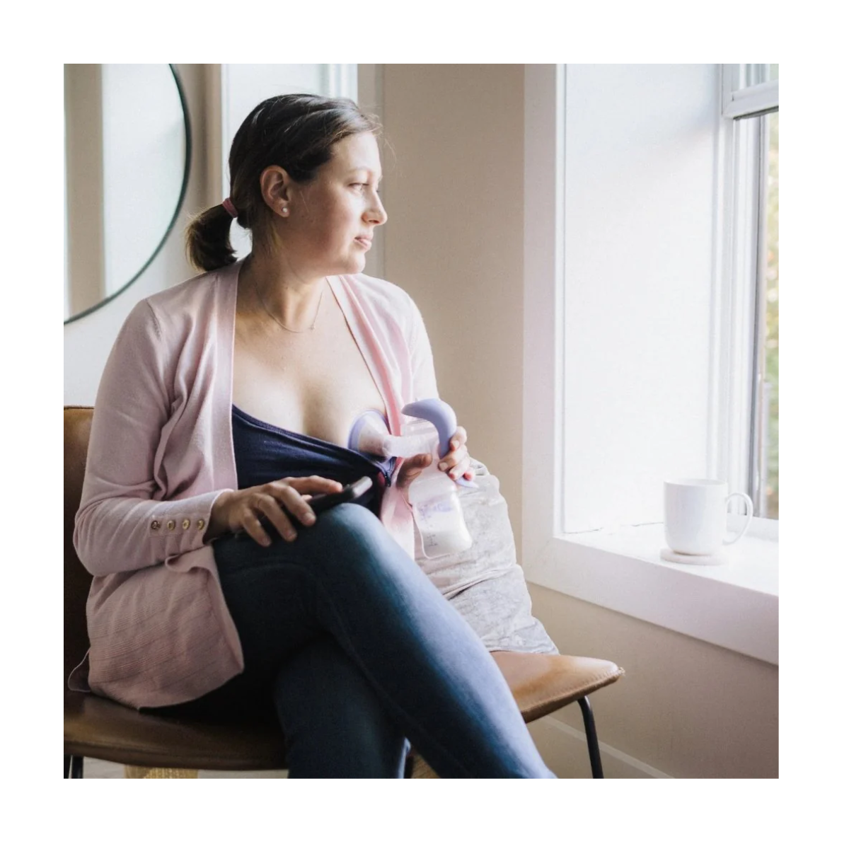 EXTRACTOR DE LECHE SACALECHES MANUAL LANSINOH