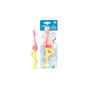 CEPILLO DE DIENTES FLAMENCO ROSADO 1-4 AÑOS - DR. BROWN'S