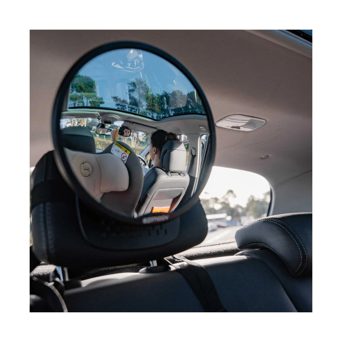 ESPEJO REDONDO DE BEBÉ PARA AUTO EZIMOOV