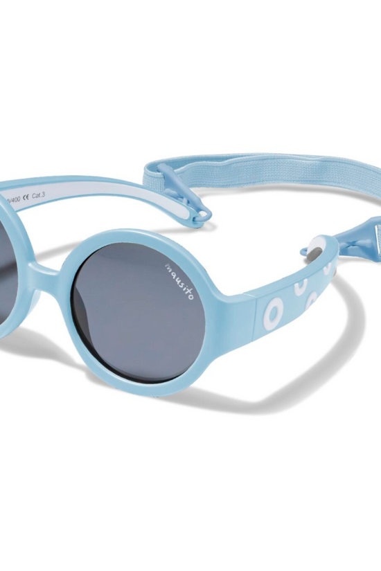 LENTES DE SOL PARA NIÑOS THE HIPPIE  LARGE 2 a 5 AÑOS  CELESTE  MAUSITO