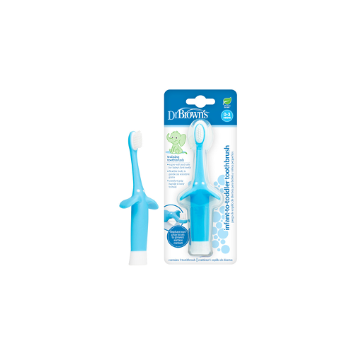 CEPILLO DE DIENTES ELEFENTE AZUL 0-3 AÑOS - DR.BROWN'S