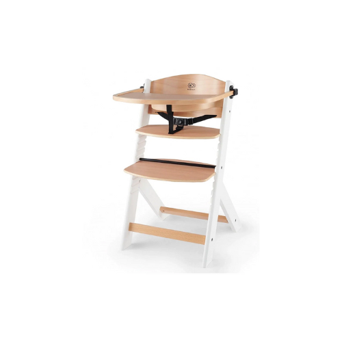 SILLA DE COMER EVOLUTIVA  ENOCK FULL WOODEN WHITE - KIDERFKRAFT