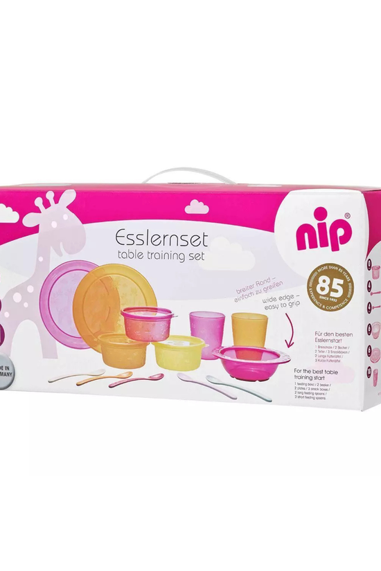 Set de Vajilla de Aprendizaje NIP Alimentación 13 Piezas