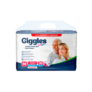 PAÑAL ADULTO PREMIUM M 30 U - GIGGLES