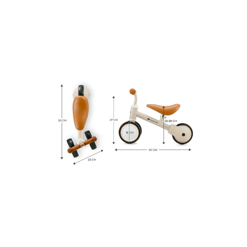 TRICICLO BALANCE CUTIE LIGTH BEIGE  - KINDERKRAFT