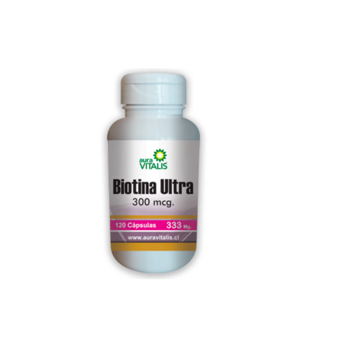 BIOTINA ULTRA 120 CAPSULAS - AURA VITALIS