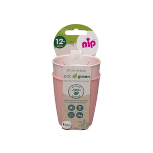 VASOS GREEN ROSA 2 U - NIP