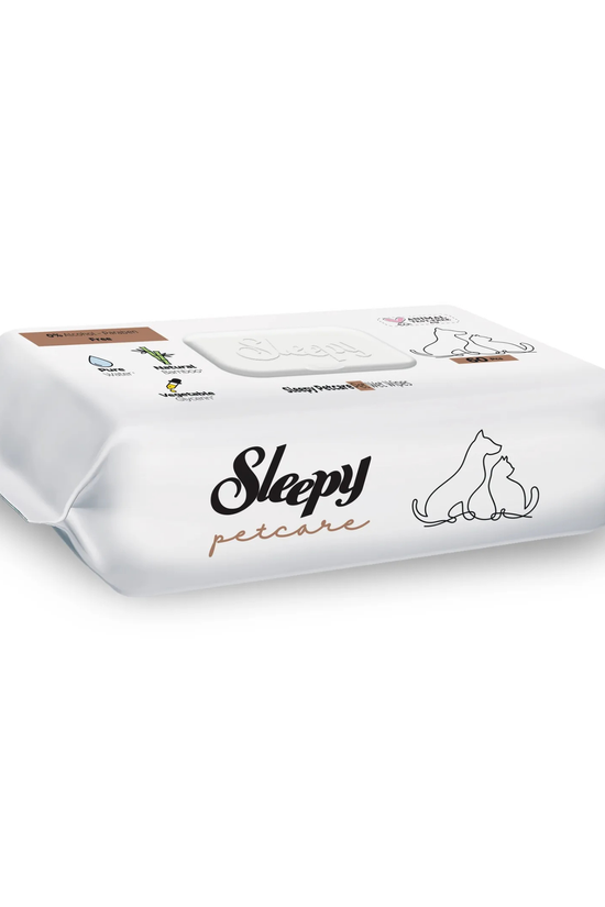 Toallitas Húmedas Sleepy Pet Care 60 Unidades
