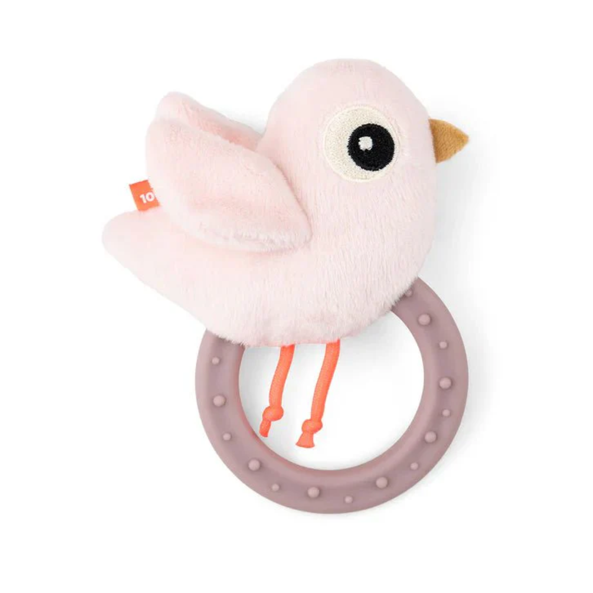 SONAJERO SENSORIAL CON MORDEDOR BIRDEE ROSA DONE BY DEER