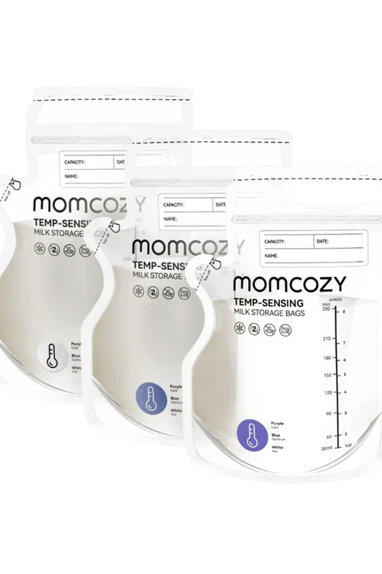 Bolsas Almacenamiento de Leche Materna Momcozy con Boquilla 60 Unidades