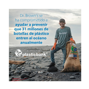 MAMADERA BOCA ANCHA OPTIONS VIDRIO 270 ML - DR. BROWN'S