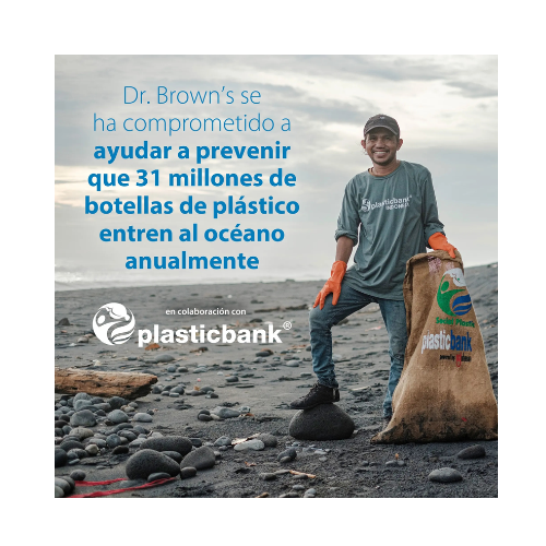 MAMADERA BOCA ANCHA OPTIONS VIDRIO 270 ML - DR. BROWN'S