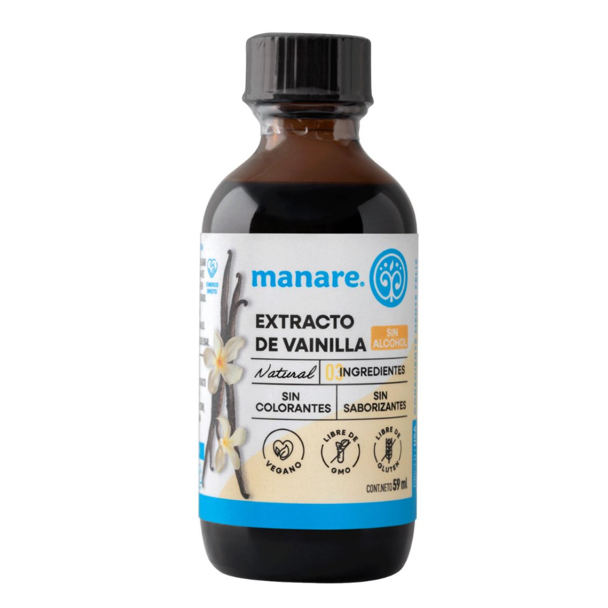 EXTRACTO DE VANILLA SIN ALCOHOL 59 ML - SINGING DOG