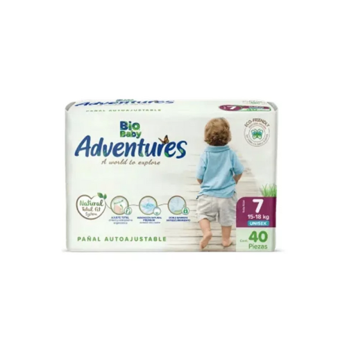 PAÑAL ENTRENAMIENTO 7 TALLA XXXG 40 U - BIO BABY
