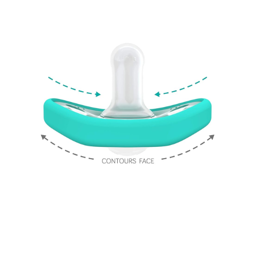 Chupete Flexy Nanobébé Turquesa Pack x2 0-3 Meses