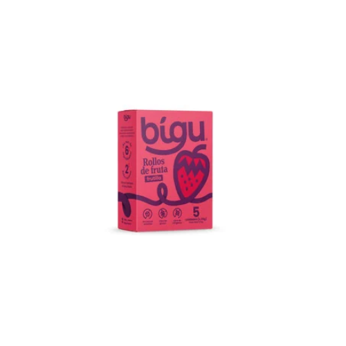 ROLLOS  FRUTILLA 125 GR - BIGU