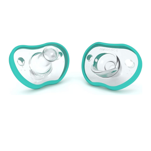 Chupete Flexy Nanobébé Turquesa Pack x2 0-3 Meses