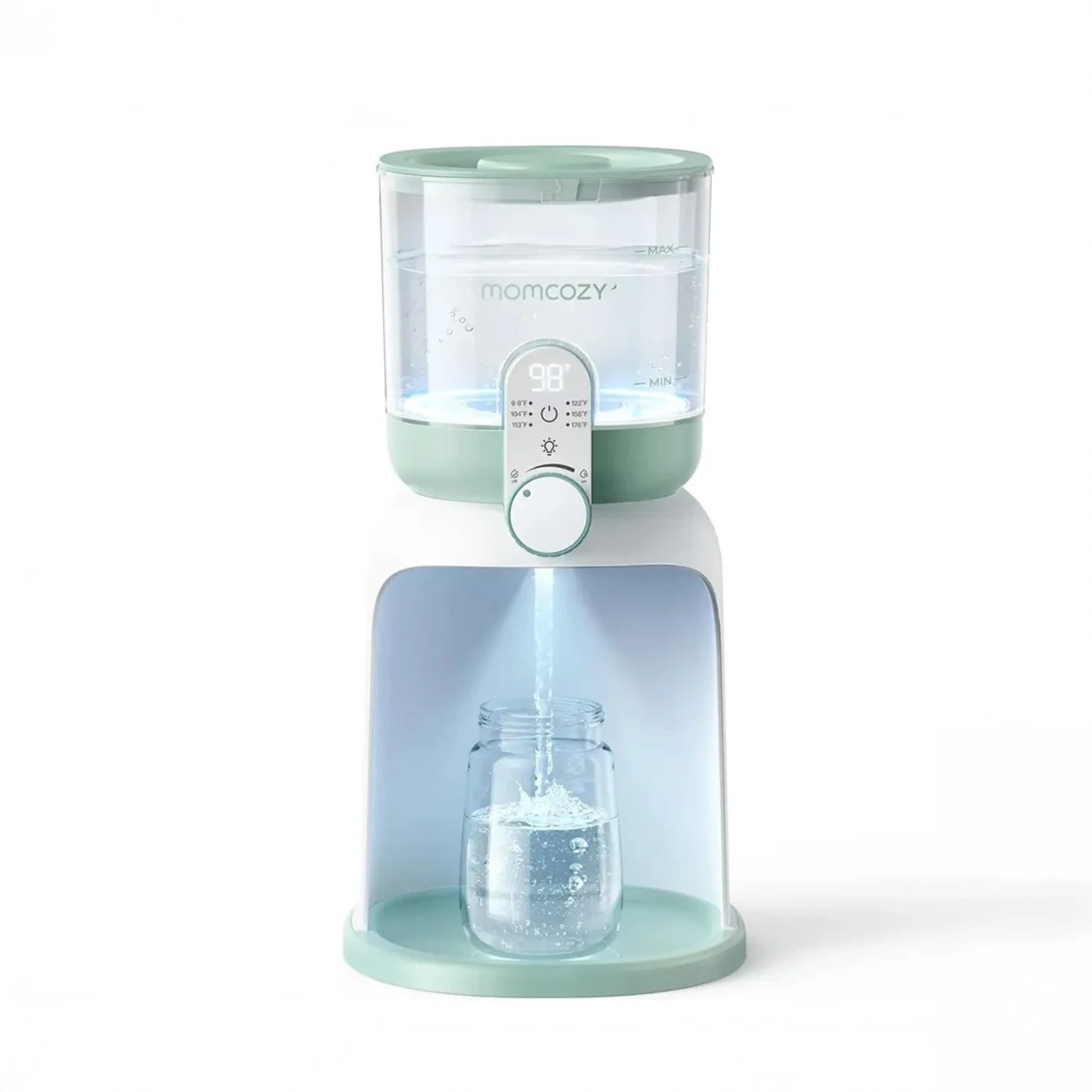 Dispensador y Calentador de Agua para Mamadera Momcozy