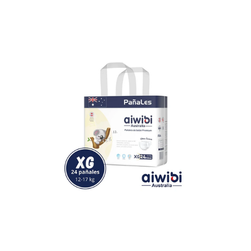 PAÑAL BEBÉ PREMIUM XG 24 U - AIWIBI