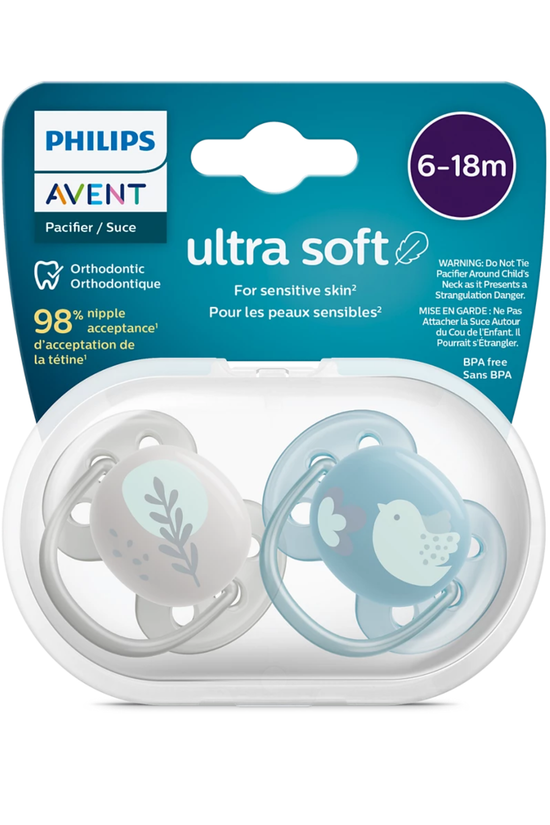 Chupete Philips Avent Ultra Soft Orthodontic 6-18 Meses