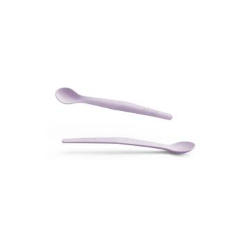 PACK DE DOS CUCHARAS DE SILICONA LAVANDA- EVERYDAY BABY