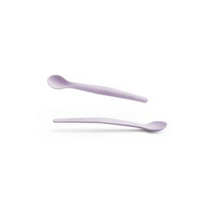 PACK DE DOS CUCHARAS DE SILICONA LAVANDA- EVERYDAY BABY