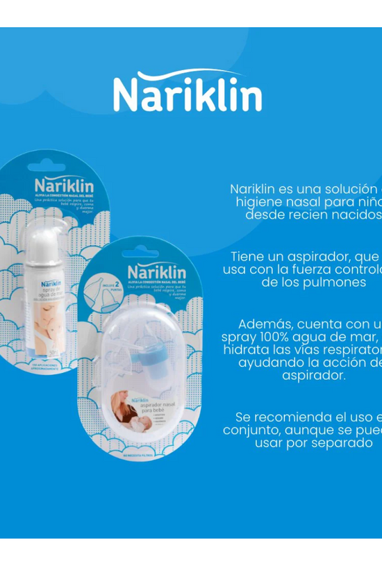 PACK ASPIRADOR NASAL  Y SPRAY  NARIKLIN