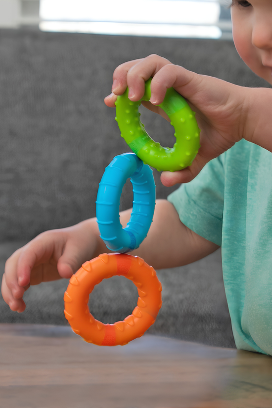 Silly Rings Anillos Con Texturas E Imanes Fat Brain Toys