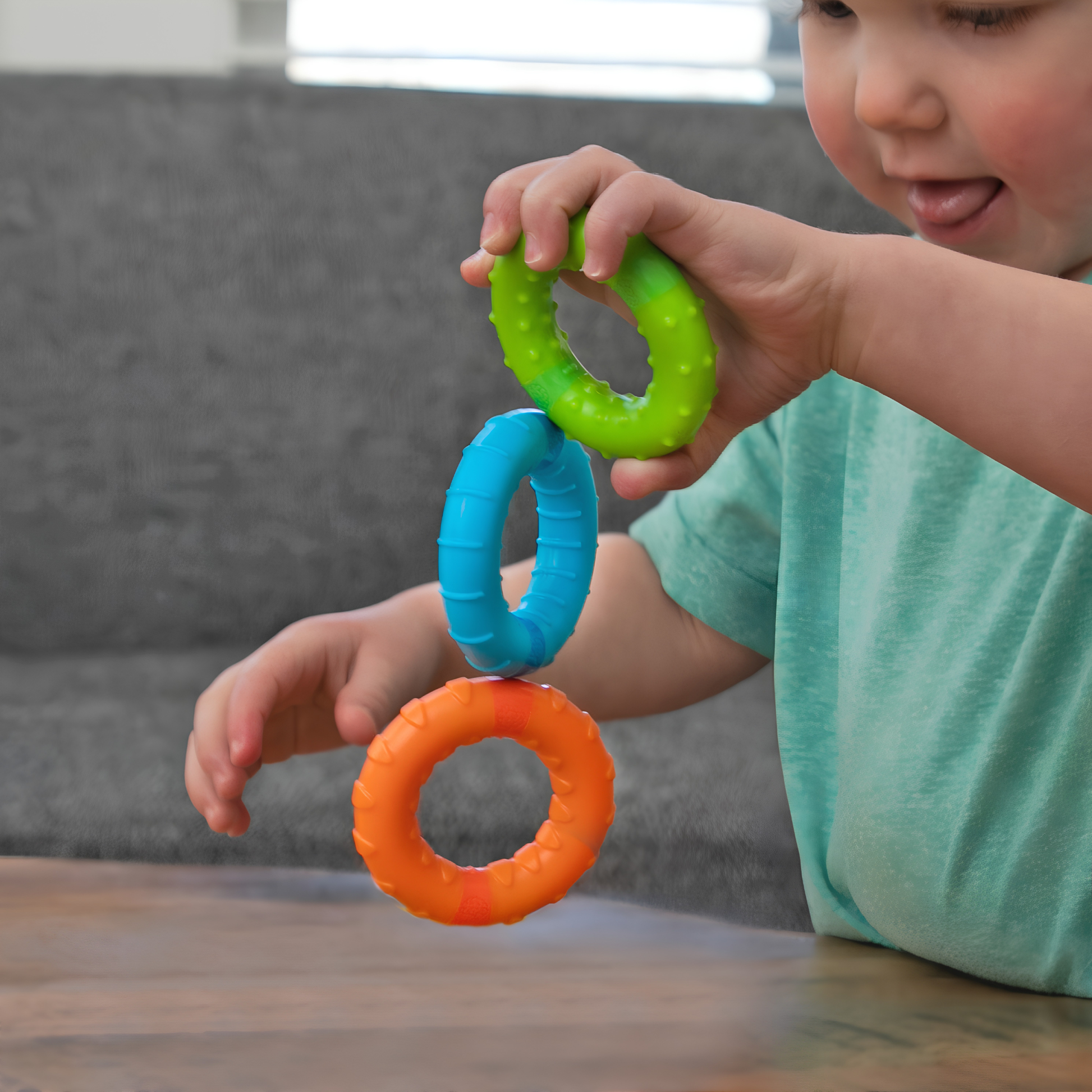 Silly Rings Anillos Con Texturas E Imanes Fat Brain Toys