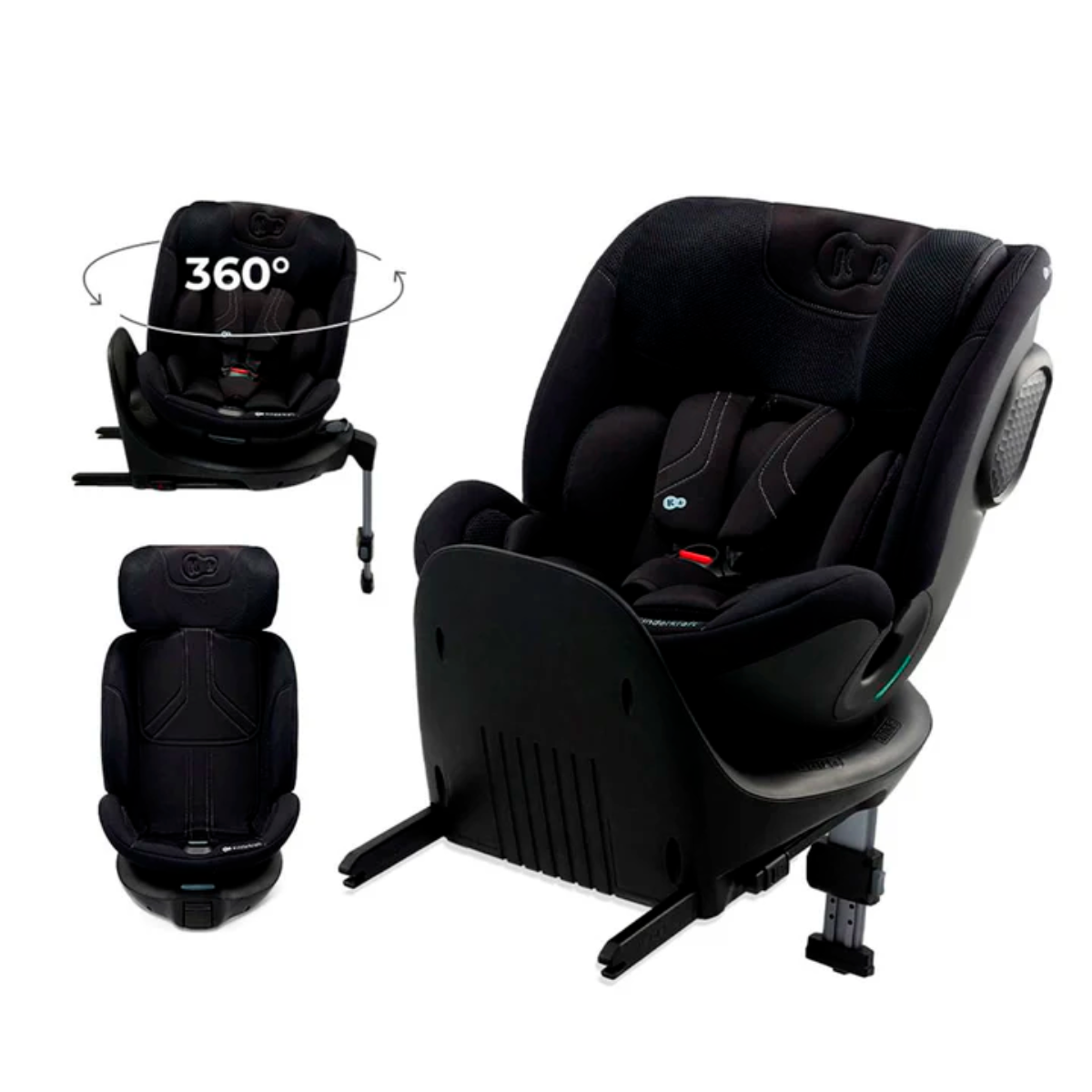 SILLA DE AUTO CONVERTIBLE XRIDER  XRIDER 2 i-SIZE BLACK  -  KINDERKRFT