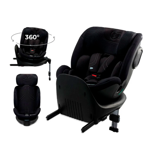 SILLA DE AUTO CONVERTIBLE XRIDER  XRIDER 2 i-SIZE BLACK  -  KINDERKRFT