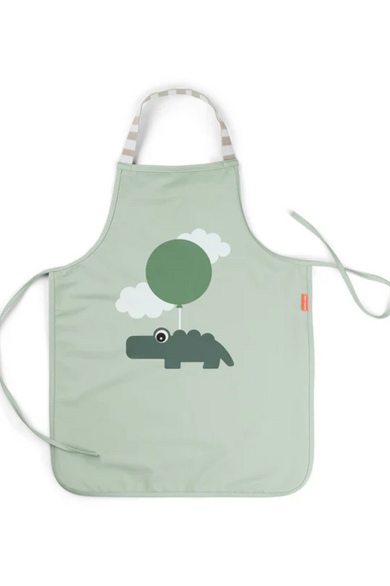 DELANTAL IMPERMEABLE  HAPPY CLOUDS VERDE - DONE BY DEER