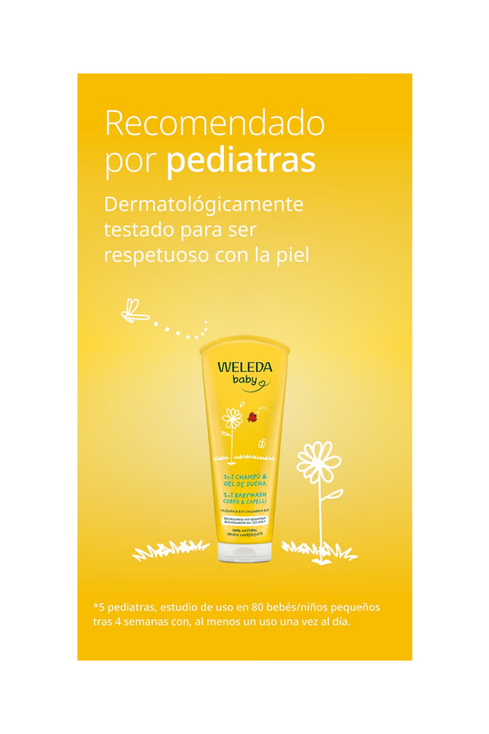 Shampoo Y Gel Ducha 2 En 1 Caléndula Weleda 200 ML