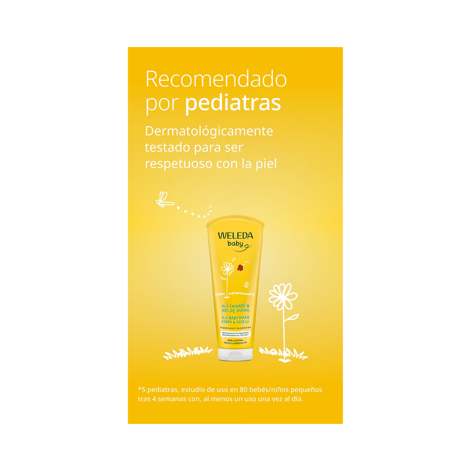 Shampoo Y Gel Ducha 2 En 1 Caléndula Weleda 200 ML