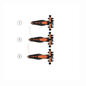 XTED RIDE ON 3 EN  1 NARANJA   (1-12 años) -SMARTRIKE