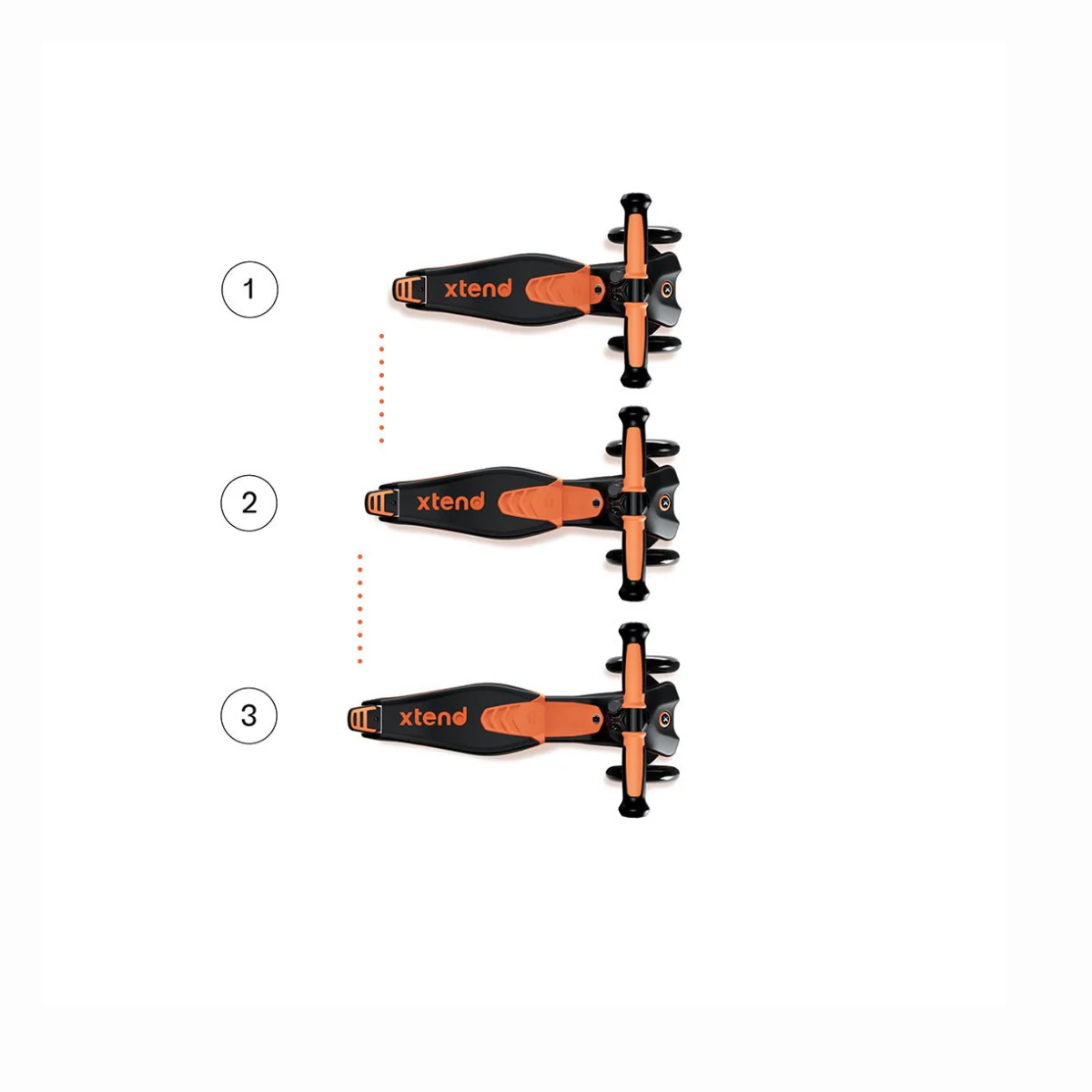 XTED RIDE ON 3 EN  1 NARANJA   (1-12 años) -SMARTRIKE