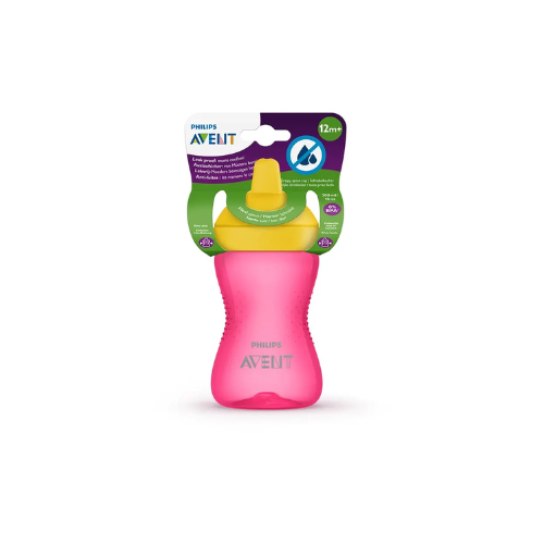 VASO BOQUILLA FLEX ROSA  300 ML - AVENT