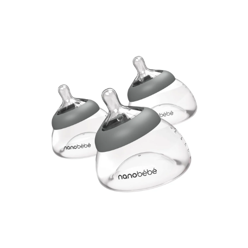 PACK 3 MAMADERAS DE LACTANCIA 150 ML NANOBEBE