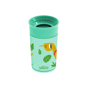 VASO 360° SIN ASAS 300ml 9M VERDE - DR. BROWN'S