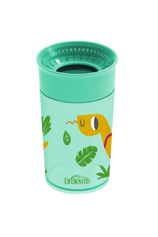 VASO 360° SIN ASAS 300ml 9M VERDE - DR. BROWN'S