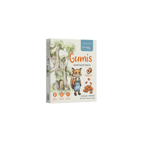 GOMITAS DE FRUTA GUMIS 64GR (4x16gr) KUNA FOODS