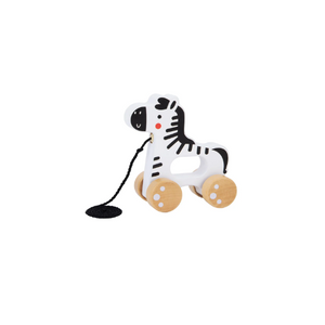 ZEBRA DE MADERA PARA ARRASTRAR TOOKY TOY