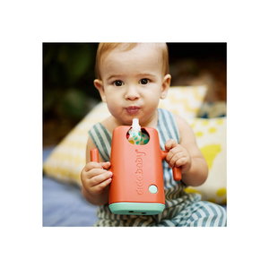 PORTA POUCHES Y CAJITA CORAL - DIDOBABY