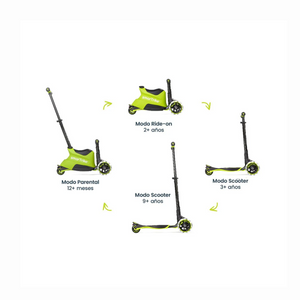 XTED RIDE ON 3 EN  1 LIMA   (1-12 años) -SMARTRIKE