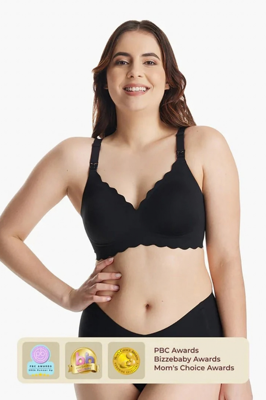 Sostén de Lactancia Momcozy Jelly Strip Negro