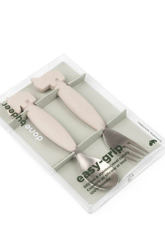 SET DE CUCHARA Y TENEDOR ARENA - DONE BY DEER