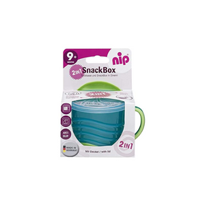 POCILLO PARA SNACK VERDE 2 EN 1 - NIP