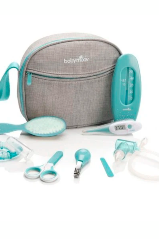 NECESER PARA EL CUIDADO DEL BEBÉ GRIS -BABY MOOV