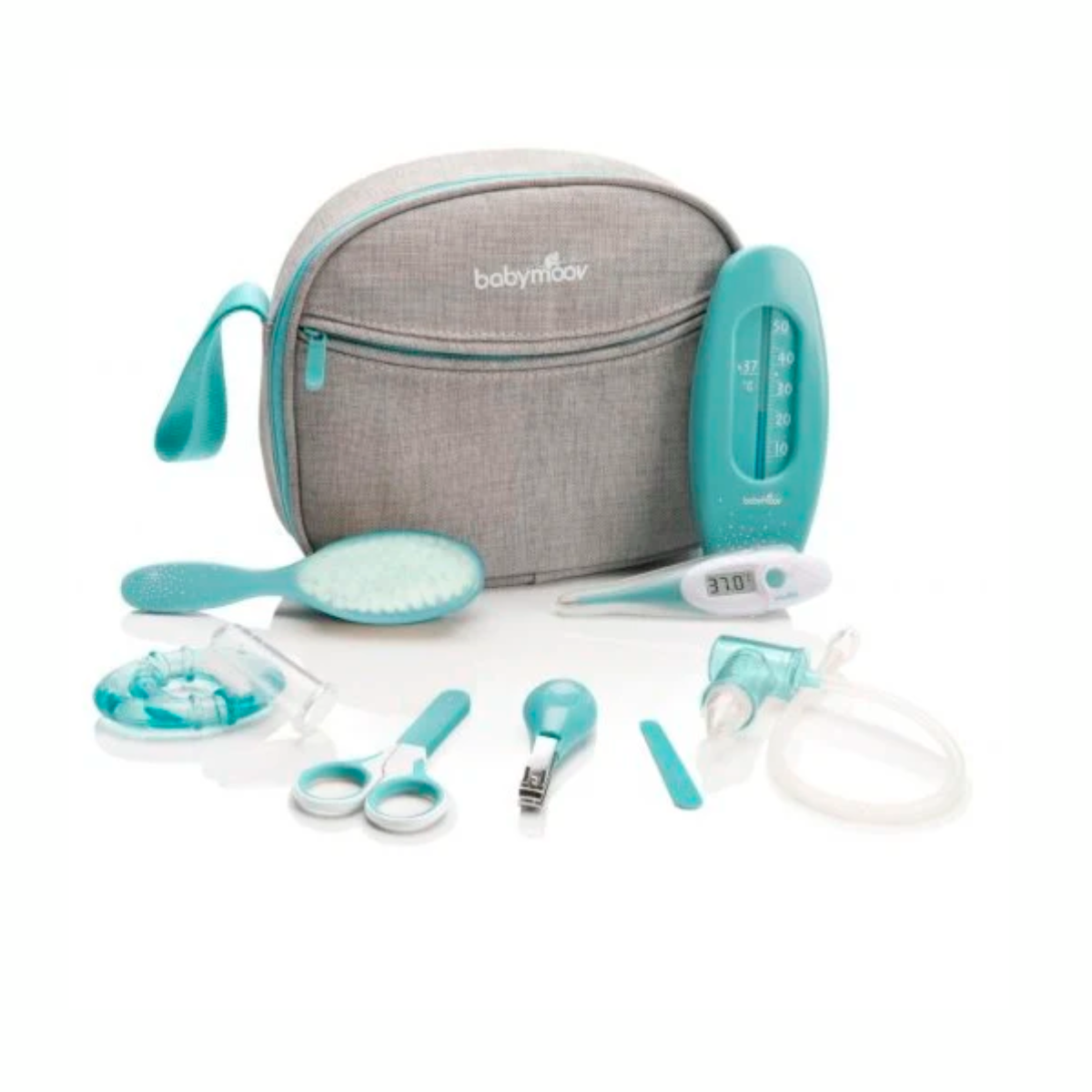 NECESER PARA EL CUIDADO DEL BEBÉ GRIS -BABY MOOV